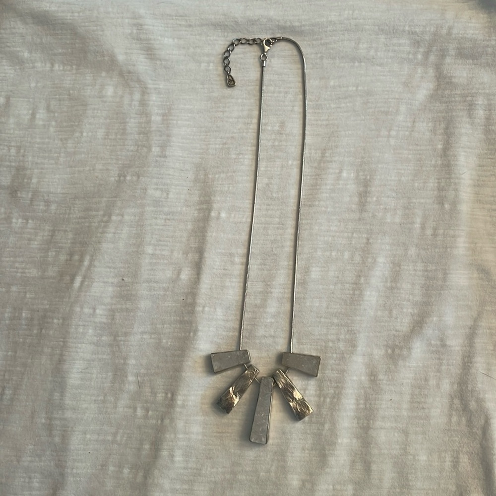 vintage, RARE Silpada Quartz reversible, adjust necklace